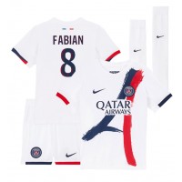 Paris Saint-Germain Fabian Ruiz #8 Vonkajší Detský futbalový dres 2024-25 Krátky Rukáv (+ trenírky)